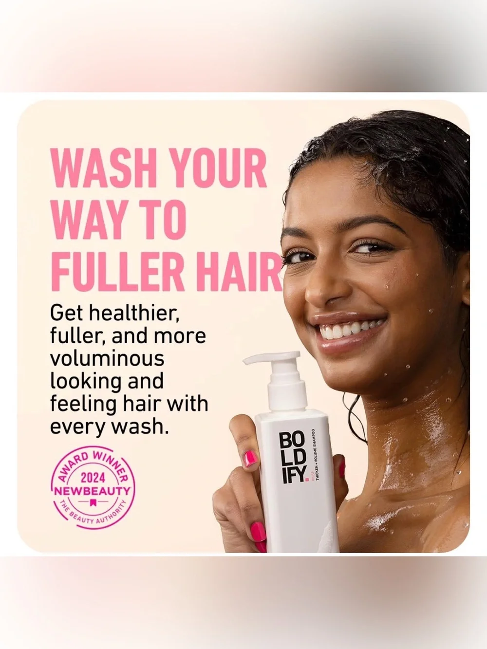 Rinse Thicken + Volume Shampoo - White